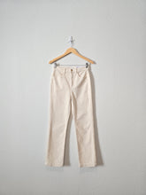 Load image into Gallery viewer, NEW Cream Cord Straight Pants (25/0)
