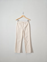 Load image into Gallery viewer, NEW Cream Cord Straight Pants (25/0)
