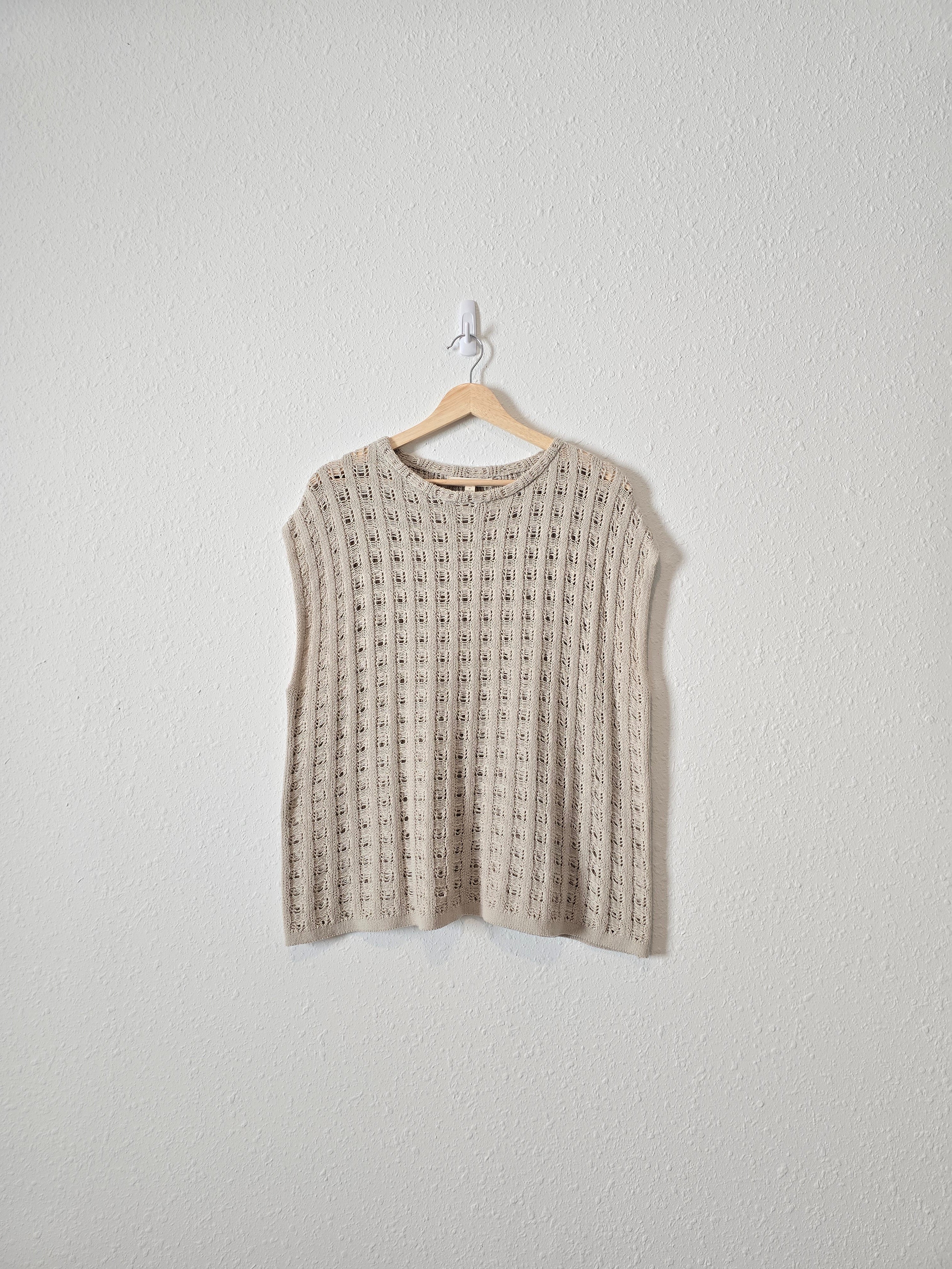 Grade & Gather Textured Knit Top (M)