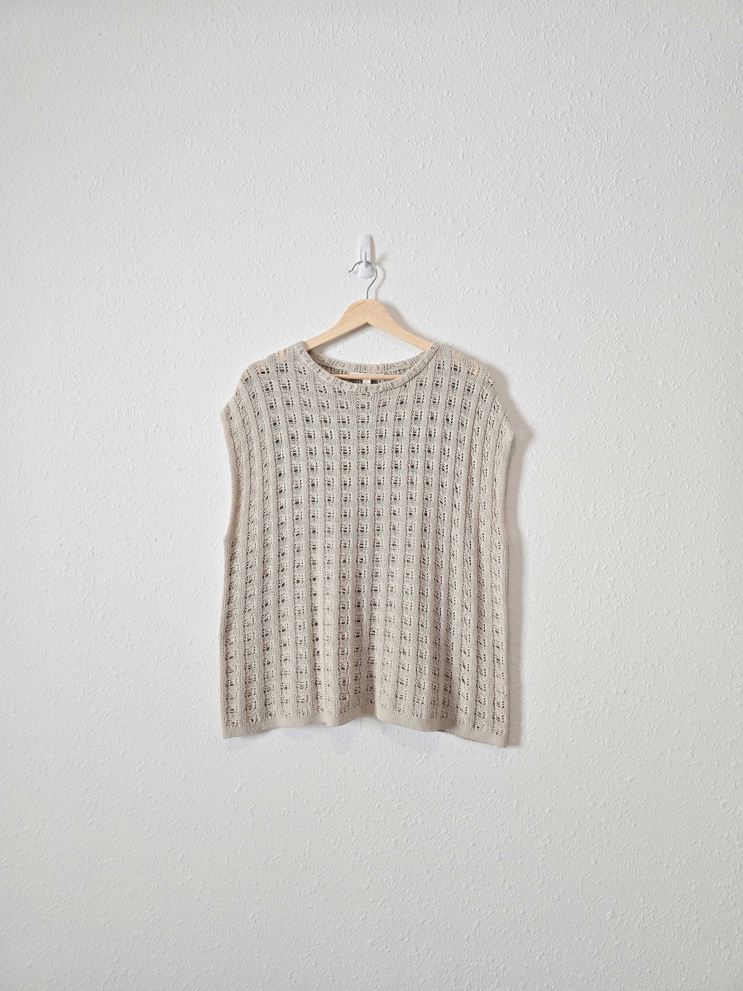 Grade & Gather Textured Knit Top (M)