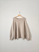 Cozy Puff Sleeve Sweater (XXL)