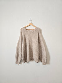 Cozy Puff Sleeve Sweater (XXL)