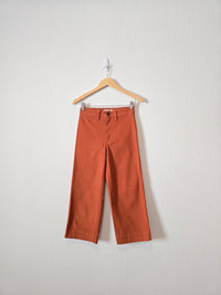 Madewell Terracotta Wide Leg Pants (24P)