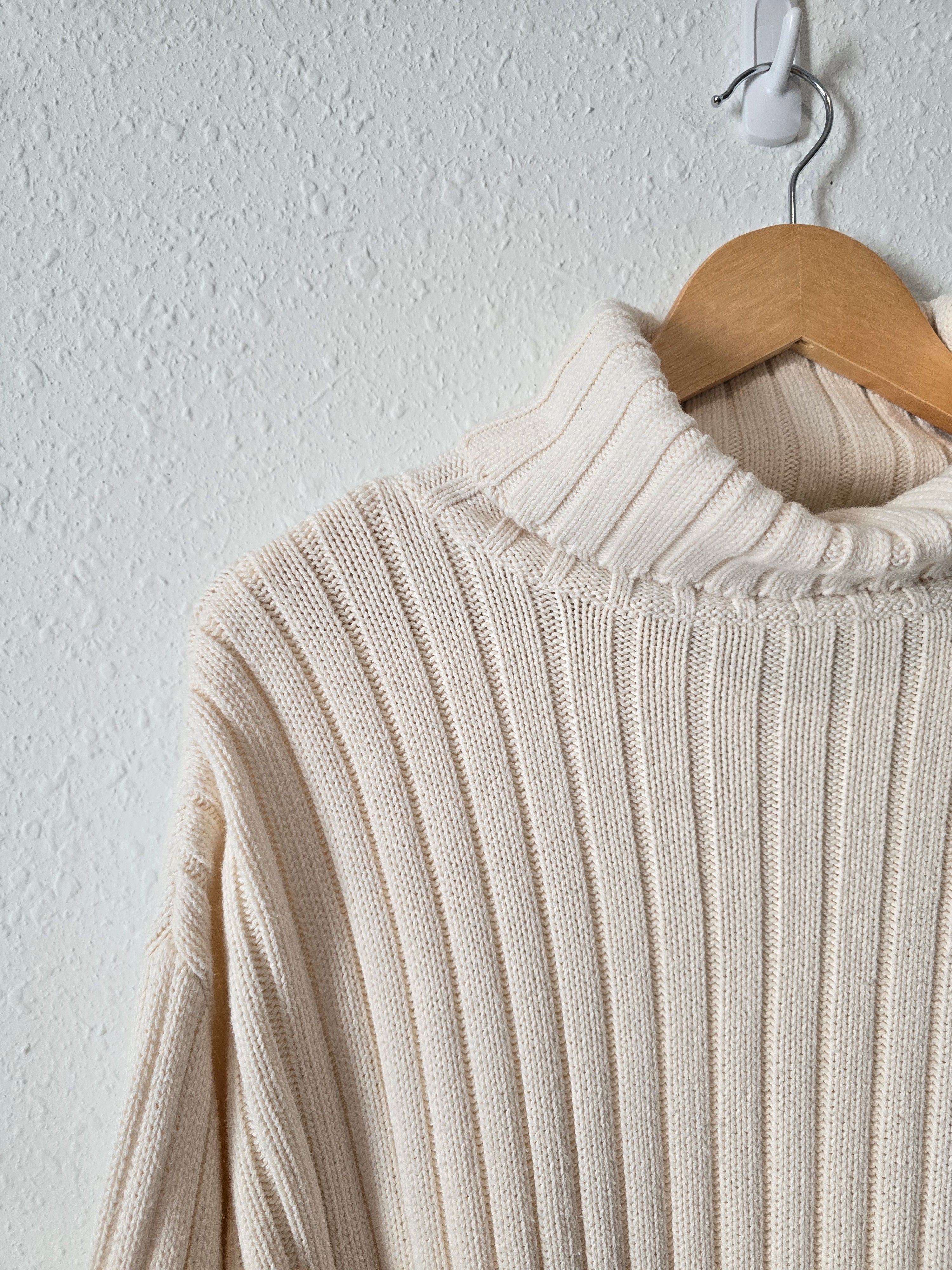 Vintage Chunky Turtleneck Sweater (L)