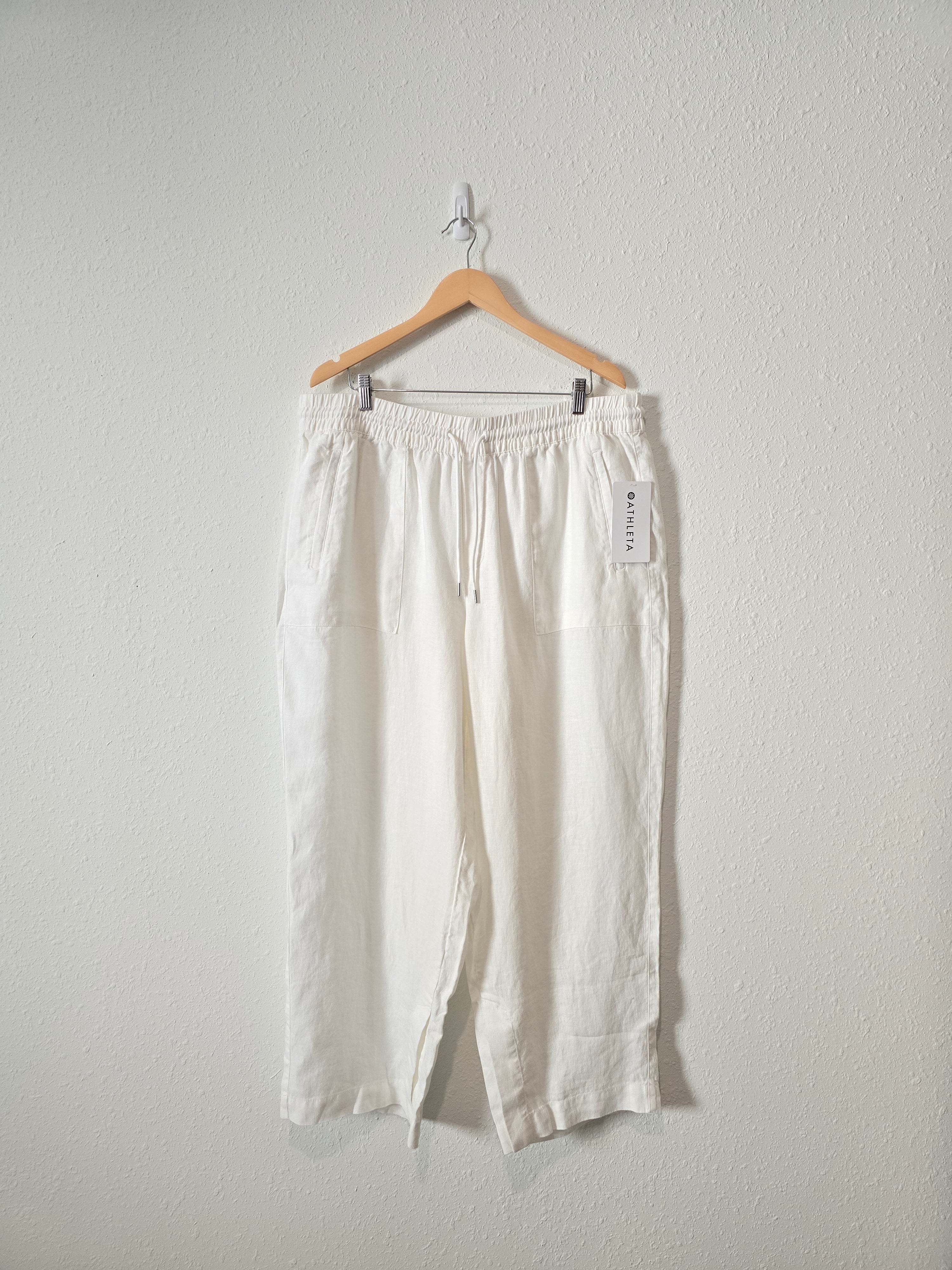 NEW Athleta Wide Leg Linen Pants (1X)