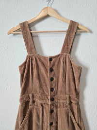 Aerie Kick Flare Cord Overalls (XS)