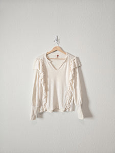 Anthropologie Ruffle Top (XS)