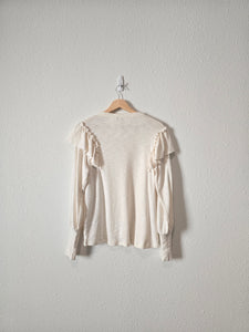 Anthropologie Ruffle Top (XS)