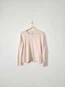 Cream 100% Cashmere Sweater (L)