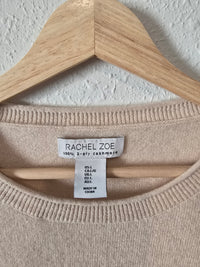 Cream 100% Cashmere Sweater (L)