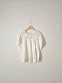 Grade & Gather Smocked Top (M)