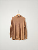 J.Crew Caramel Turtleneck Sweater (S)