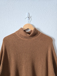 J.Crew Caramel Turtleneck Sweater (S)