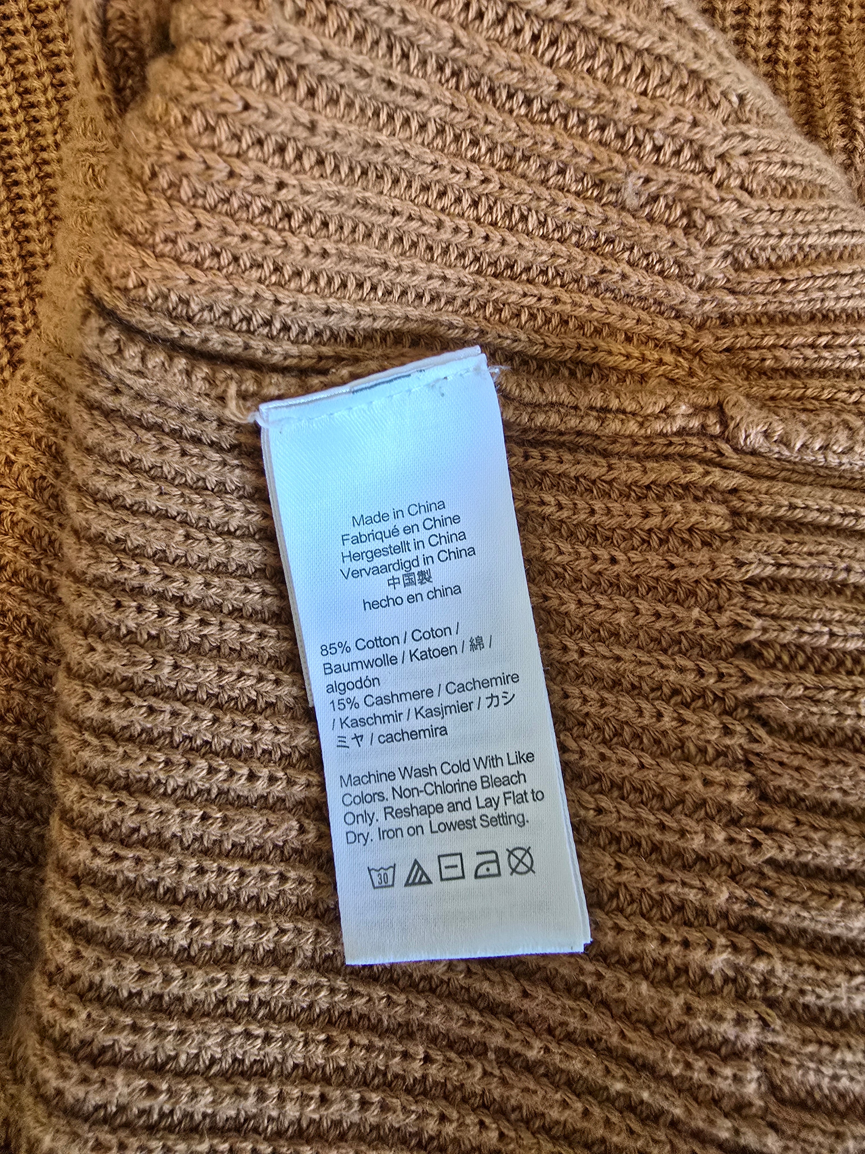 J.Crew Caramel Turtleneck Sweater (S)