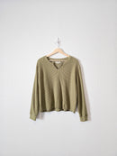 NEW Madewell Waffle Knit Top (M)