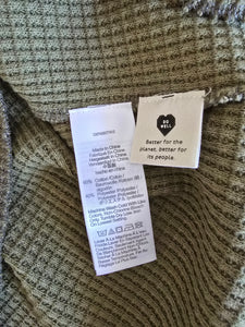 NEW Madewell Waffle Knit Top (M)