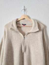 Quarter Zip Knit Pullover (XXL)