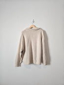 Quarter Zip Knit Pullover (XXL)