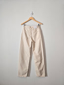 NEW Zara Ecru Wide Leg Jeans (2)