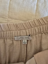 Load image into Gallery viewer, Neutral Linen Wide Leg Pants (L)
