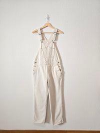 Ecru Cotton Denim Overalls (2)