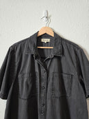 Madewell Black Button Up Shirt (XL)