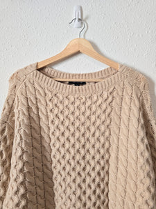 Chunky Cable Knit Sweater (S)