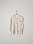 In Loom Cable Knit Sweater Top (S)