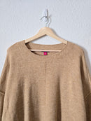 Camel Cozy Knit Sweater (XL)