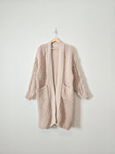 Carly Jean Cozy Textured Cardigan (M)