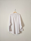 Aerie White Gauze Button Up (L)