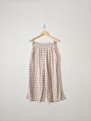 Aerie Gingham Relaxed Pants (M)