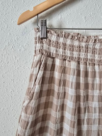 Aerie Gingham Relaxed Pants (M)