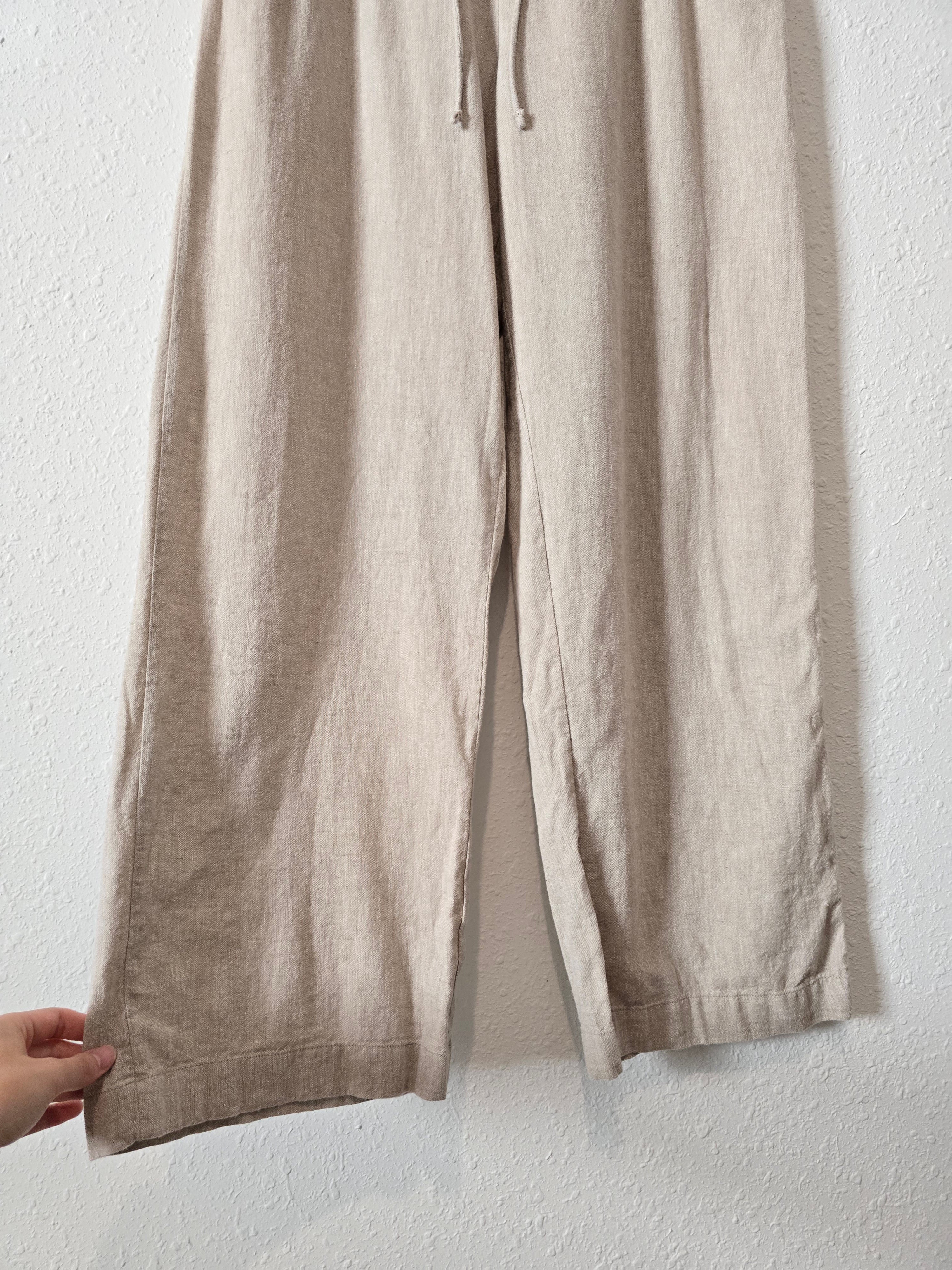 Abercrombie Linen Wide Leg Pants (S)