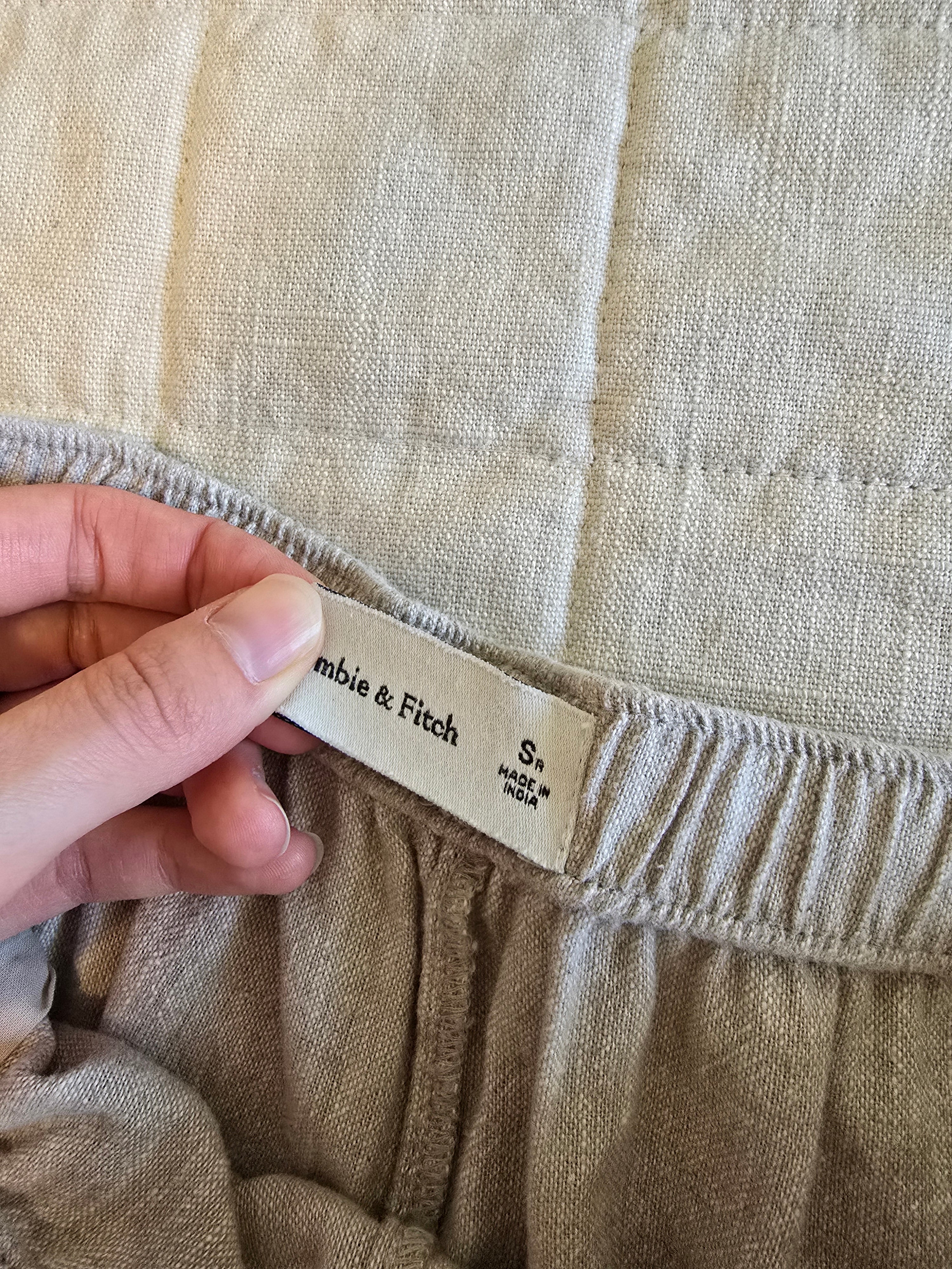 Abercrombie Linen Wide Leg Pants (S)