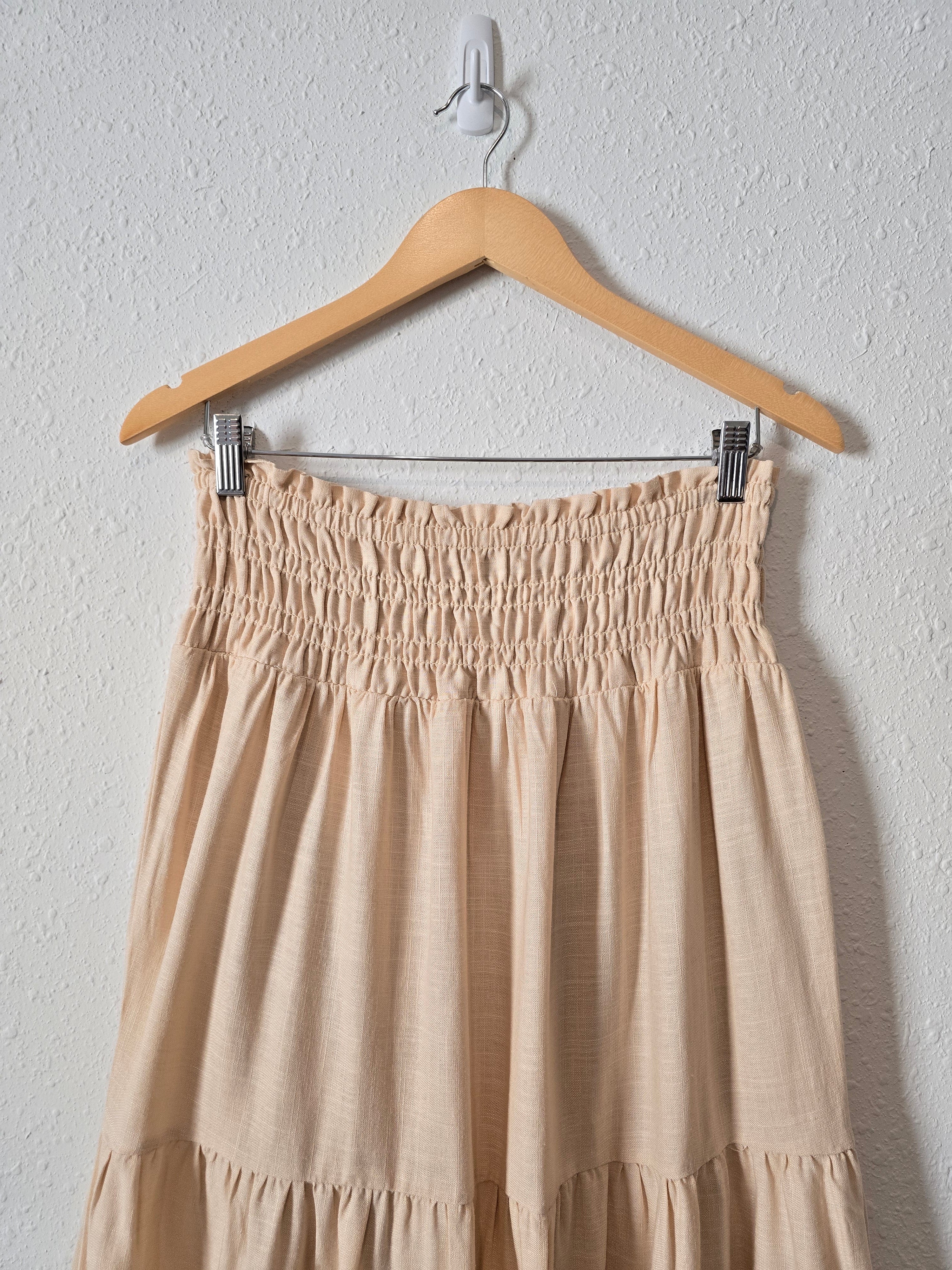 Wildfox Linen Blend Maxi Skirt (M)