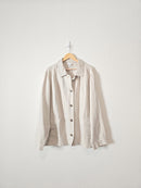 Button Up Linen Jacket (4X)