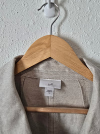 Button Up Linen Jacket (4X)