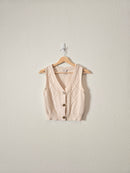 Cable Knit Sweater Vest (M)