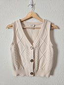 Cable Knit Sweater Vest (M)