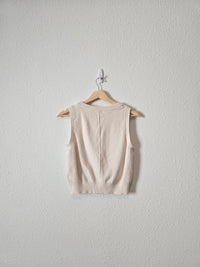 Cable Knit Sweater Vest (M)
