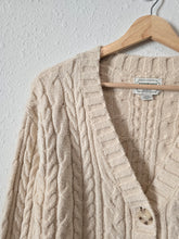 Load image into Gallery viewer, Cable Knit Cropped Sweater (S)
