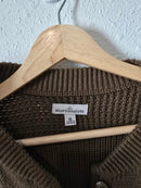 LL Bean Green Henley Sweater (XL)