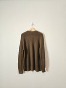 LL Bean Green Henley Sweater (XL)