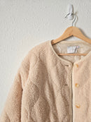 Lush Sherpa Button Up Jacket (S)