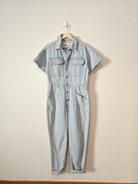 Denim Straight Leg Coveralls (M)