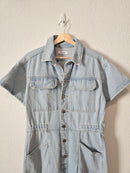 Denim Straight Leg Coveralls (M)