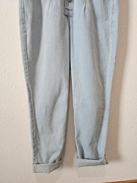 Denim Straight Leg Coveralls (M)