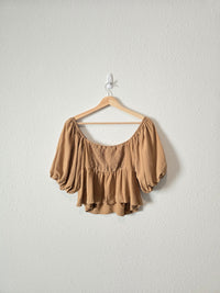 By Together Puff Sleeve Top (S)