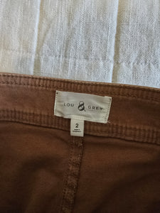 Lou & Grey Brown Straight Pants (2)